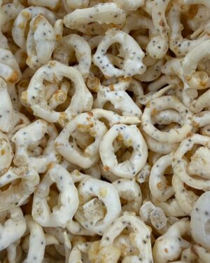 biscoito de polvilho chia e parmesão